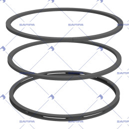 Kit de segments de piston, Piston SAMPA 202.416